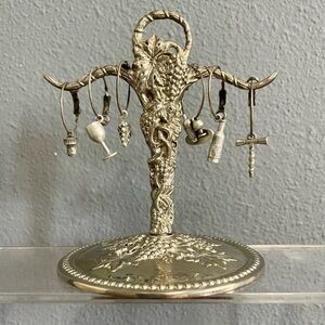 Godinger Silver Art Company Wine Glass Charm Set